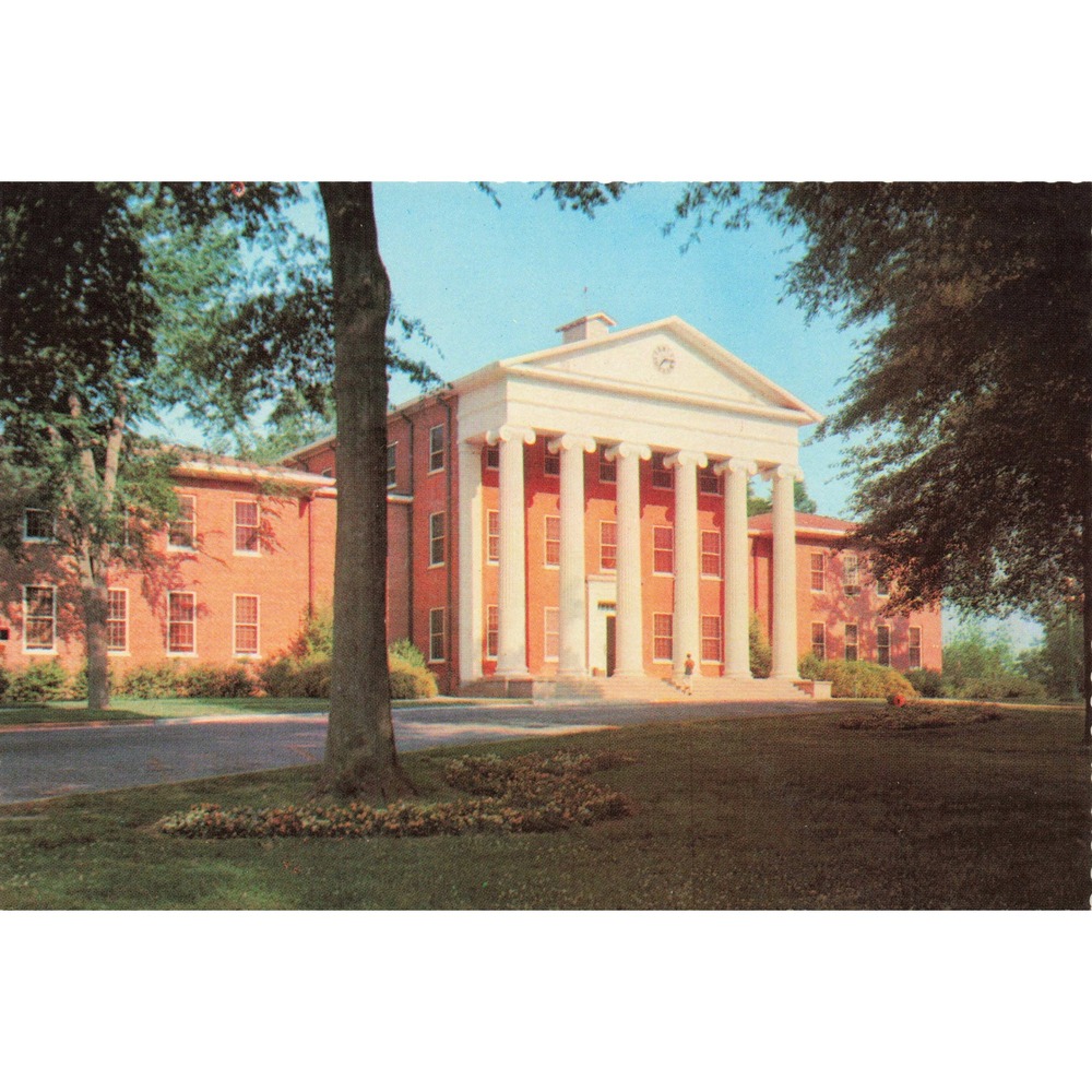 University of Mississippi Ole Miss Lyceum Building Chrome Postcard Mirro-Krome